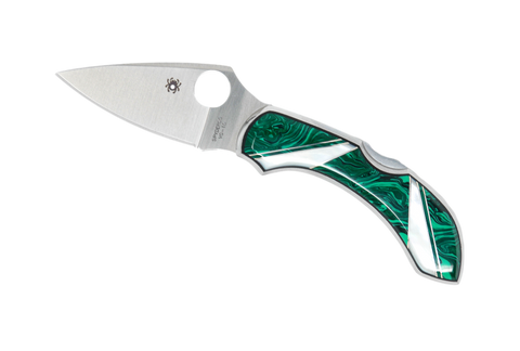 Malachite & Mother of Pearl - Spyderco Dragonfly