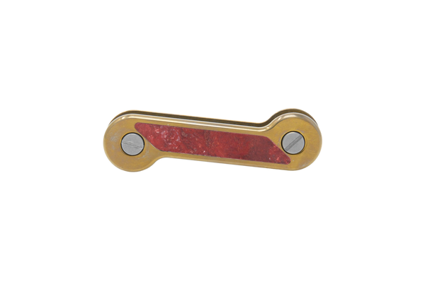 KeyBar- Red Coral Titanium Anodized
