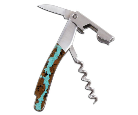 Vein Turquoise Collection Waiter's Knife