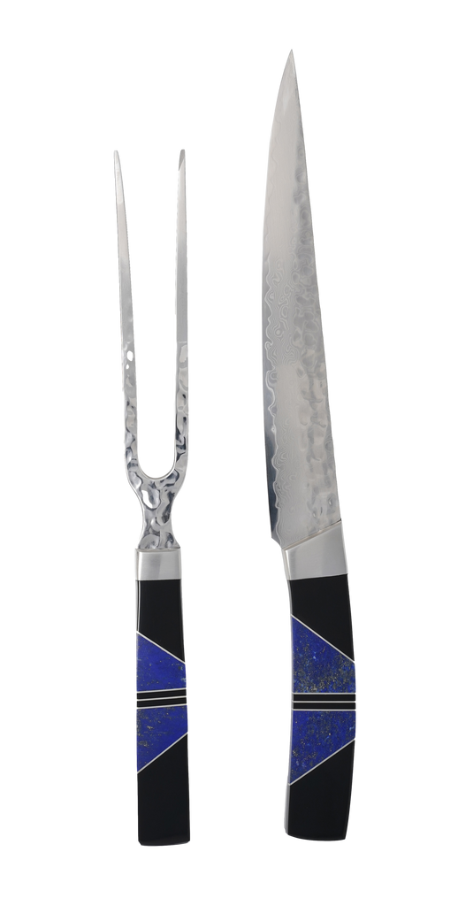 Jewelry Series Carving Set - Lapis, Jet and Silver