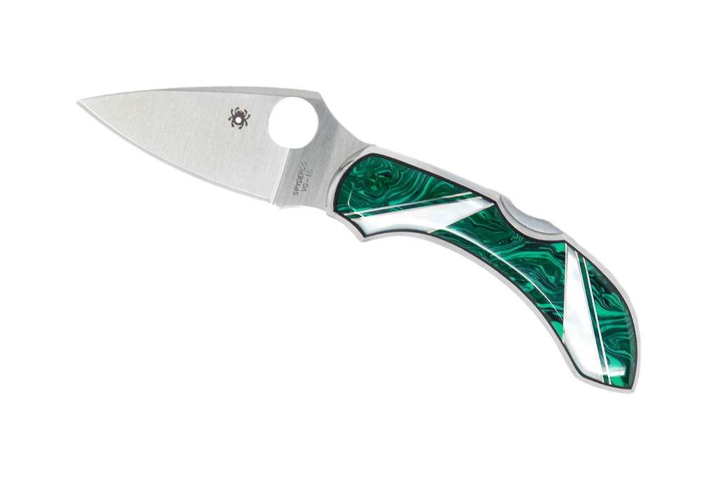Malachite & Mother of Pearl - Spyderco Dragonfly