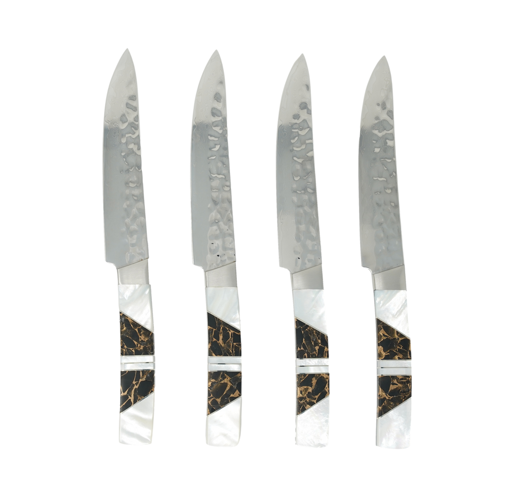 Jewelry Mother of Pearl Collection - Steak Knife Set of four