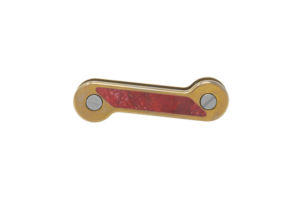 Kin Bar Key Red Color KeyBar- Red Coral Titanium Anodized – Santa Fe Stoneworks