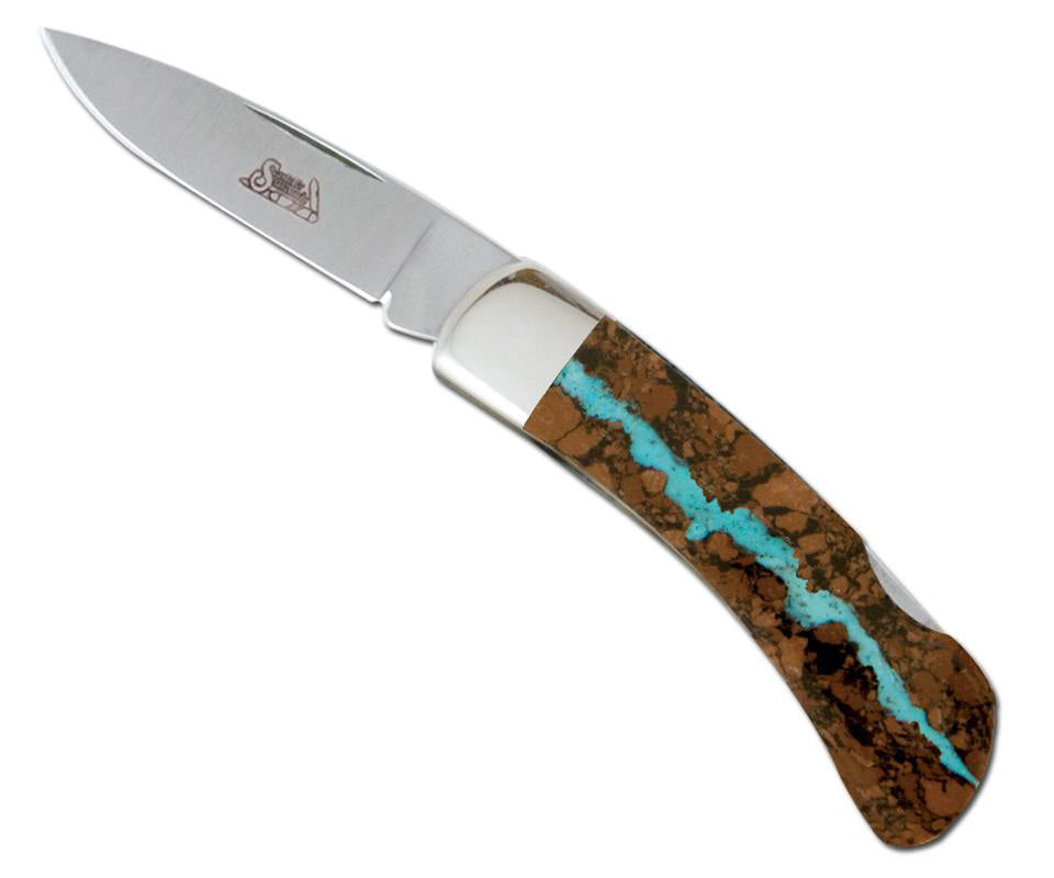 Vein Turquoise Collection 3" Lockback Knife